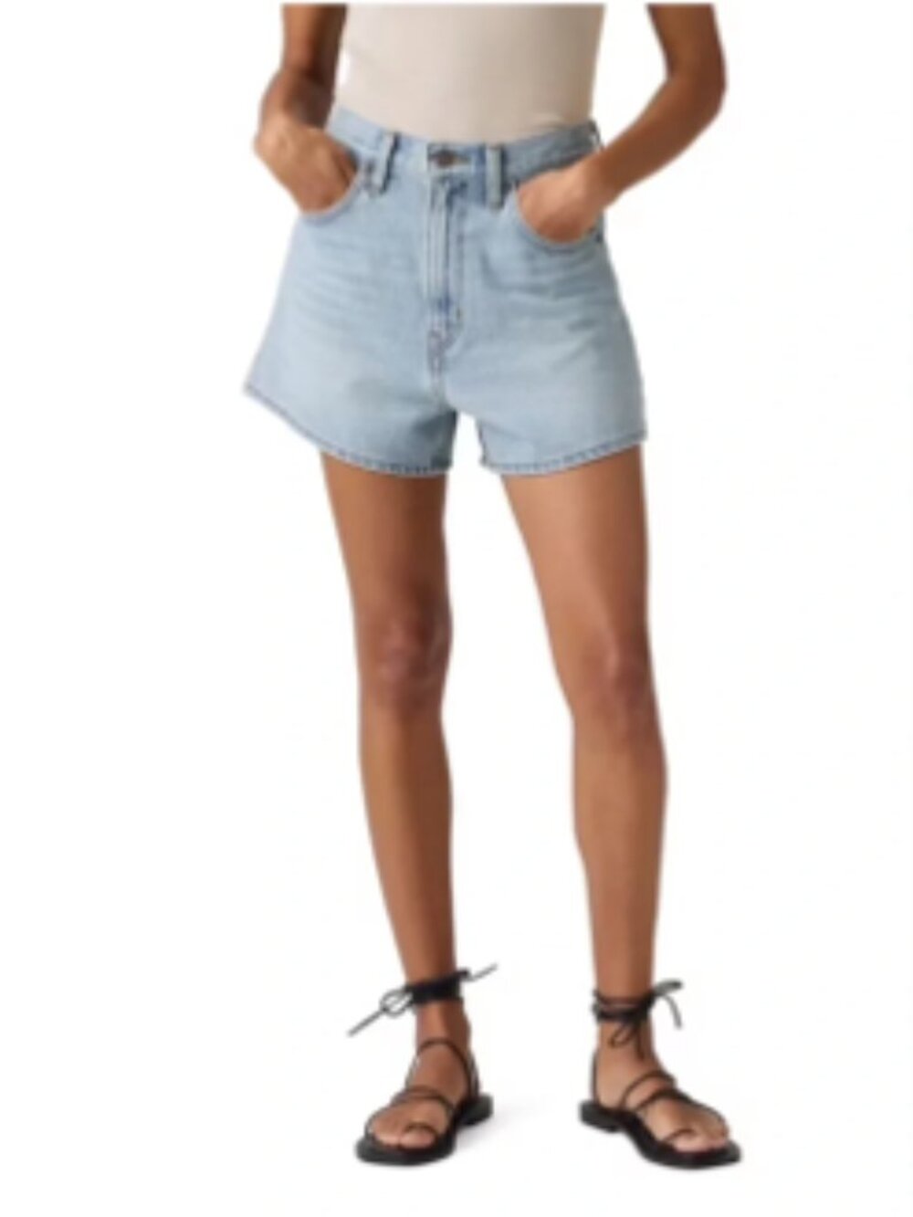 EUC Levi's High Waisted Mom Shorts--sz 27
